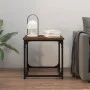 Mesa auxiliar de madera contrachapada marrón roble 40x40x40 cm by vidaXL, Coffee table - Ref: Foro24-823291, Price: 25,31 €, ...