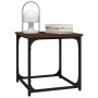 Mesa auxiliar de madera contrachapada marrón roble 40x40x40 cm de vidaXL, Mesas de centro - Ref: Foro24-823291, Precio: 26,23...
