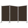 Biombo divisor de 3 paneles marrón 260x180 cm de vidaXL, Divisores de ambientes - Ref: Foro24-320732, Precio: 36,71 €, Descue...