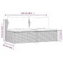 Central garden sofas with cushions 2 units gray synthetic rattan by vidaXL, Outdoor sofas - Ref: Foro24-319850, Price: 107,07...