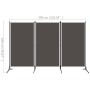 Biombo divisor de 3 paneles gris antracita 260x180 cm de vidaXL, Divisores de ambientes - Ref: Foro24-320733, Precio: 38,19 €...