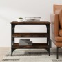 Mesa auxiliar madera contrachapada roble ahumado 55x38x45 cm de vidaXL, Mesas de centro - Ref: Foro24-823334, Precio: 44,15 €...