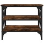 Mesa auxiliar madera contrachapada roble ahumado 55x38x45 cm de vidaXL, Mesas de centro - Ref: Foro24-823334, Precio: 44,15 €...