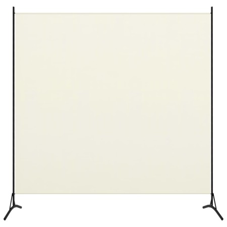 Biombo divisor de tela blanco 175x180 cm de vidaXL, Divisores de ambientes - Ref: Foro24-320735, Precio: 23,39 €, Descuento: %