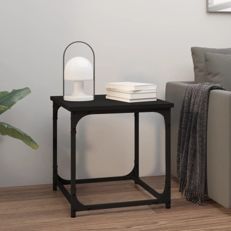 Mesa auxiliar de madera contrachapada negro 40x40x40 cm de vidaXL, Mesas de centro - Ref: Foro24-823287, Precio: 31,84 €, Des...