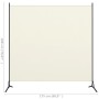 Biombo divisor de tela blanco 175x180 cm de vidaXL, Divisores de ambientes - Ref: Foro24-320735, Precio: 23,39 €, Descuento: %