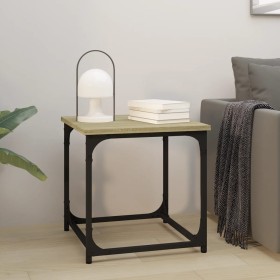 Mesa auxiliar madera contrachapada roble Sonoma 40x40x40 cm de vidaXL, Mesas de centro - Ref: Foro24-823288, Precio: 30,10 €,...
