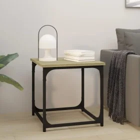 Mesa auxiliar madera contrachapada roble Sonoma 40x40x40 cm de vidaXL, Mesas de centro - Ref: Foro24-823288, Precio: 29,80 €,...