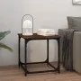 Beistelltisch aus geräuchertem Eichensperrholz, 40 x 40 x 40 cm von vidaXL, Couchtisch - Ref: Foro24-823289, Preis: 24,38 €, ...