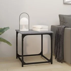Mesa auxiliar de madera contrachapada gris Sonoma 40x40x40 cm de vidaXL, Mesas de centro - Ref: Foro24-823290, Precio: 30,59 ...