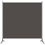 Biombo divisor de 1 panel gris antracita 175x180 cm de vidaXL, Divisores de ambientes - Ref: Foro24-320737, Precio: 23,50 €, ...