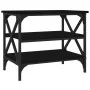 Mesa auxiliar de madera contrachapada negro 55x38x45 cm de vidaXL, Mesas de centro - Ref: Foro24-823332, Precio: 33,30 €, Des...