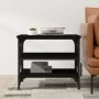 Mesa auxiliar de madera contrachapada negro 55x38x45 cm de vidaXL, Mesas de centro - Ref: Foro24-823332, Precio: 33,30 €, Des...