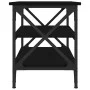 Mesa auxiliar de madera contrachapada negro 55x38x45 cm de vidaXL, Mesas de centro - Ref: Foro24-823332, Precio: 33,30 €, Des...