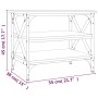 Mesa auxiliar de madera contrachapada negro 55x38x45 cm de vidaXL, Mesas de centro - Ref: Foro24-823332, Precio: 33,59 €, Des...