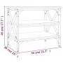 Mesa auxiliar de madera contrachapada negro 55x38x45 cm de vidaXL, Mesas de centro - Ref: Foro24-823332, Precio: 33,30 €, Des...