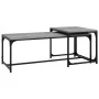 Mesas de centro 2 uds madera contrachapada gris Sonoma de vidaXL, Mesas de centro - Ref: Foro24-823340, Precio: 58,02 €, Desc...