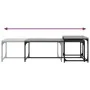 Mesas de centro 2 uds madera contrachapada gris Sonoma de vidaXL, Mesas de centro - Ref: Foro24-823340, Precio: 58,02 €, Desc...