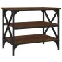 Mesa auxiliar madera contrachapada marrón roble 55x38x45 cm de vidaXL, Mesas de centro - Ref: Foro24-823336, Precio: 36,99 €,...