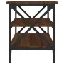 Mesa auxiliar madera contrachapada marrón roble 55x38x45 cm de vidaXL, Mesas de centro - Ref: Foro24-823336, Precio: 36,99 €,...