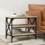 Mesa auxiliar madera contrachapada roble Sonoma 55x38x45 cm de vidaXL, Mesas de centro - Ref: Foro24-823333, Precio: 43,51 €,...