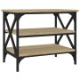 Mesa auxiliar madera contrachapada roble Sonoma 55x38x45 cm de vidaXL, Mesas de centro - Ref: Foro24-823333, Precio: 44,24 €,...