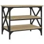 Mesa auxiliar madera contrachapada roble Sonoma 55x38x45 cm de vidaXL, Mesas de centro - Ref: Foro24-823333, Precio: 43,51 €,...