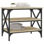 Mesa auxiliar madera contrachapada roble Sonoma 55x38x45 cm de vidaXL, Mesas de centro - Ref: Foro24-823333, Precio: 44,24 €,...