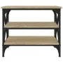 Mesa auxiliar madera contrachapada roble Sonoma 55x38x45 cm de vidaXL, Mesas de centro - Ref: Foro24-823333, Precio: 43,51 €,...