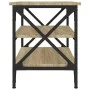 Mesa auxiliar madera contrachapada roble Sonoma 55x38x45 cm de vidaXL, Mesas de centro - Ref: Foro24-823333, Precio: 43,51 €,...