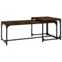 Couchtische 2 Einheiten aus geräuchertem Eichensperrholz von vidaXL, Couchtisch - Ref: Foro24-823339, Preis: 48,35 €, Rabatt: %