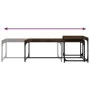 Couchtische 2 Einheiten aus geräuchertem Eichensperrholz von vidaXL, Couchtisch - Ref: Foro24-823339, Preis: 48,35 €, Rabatt: %