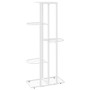 Soporte de flores de 5 estantes de metal blanco 43x22x98 cm en Soportes para macetas | Comprar online en Foru.es