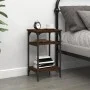 Mesa auxiliar madera contrachapada roble marrón 35x30x60 cm de vidaXL, Mesas auxiliares - Ref: Foro24-825806, Precio: 37,40 €...