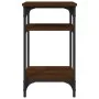 Mesa auxiliar madera contrachapada roble marrón 35x30x60 cm de vidaXL, Mesas auxiliares - Ref: Foro24-825806, Precio: 37,40 €...