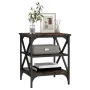 Smoked oak plywood side table 40x42x50 cm by vidaXL, Side tables - Ref: Foro24-825776, Price: 37,99 €, Discount: %