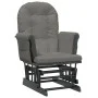 Nursing chair with stool dark gray fabric by vidaXL, Rocking chairs - Ref: Foro24-351667, Price: 254,04 €, Discount: %