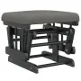 Nursing chair with stool dark gray fabric by vidaXL, Rocking chairs - Ref: Foro24-351667, Price: 254,04 €, Discount: %