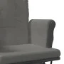 Nursing chair with stool dark gray fabric by vidaXL, Rocking chairs - Ref: Foro24-351667, Price: 254,04 €, Discount: %