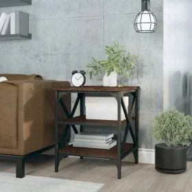 Mesa auxiliar madera contrachapada marrón roble 40x42x50 cm de vidaXL, Mesas auxiliares - Ref: Foro24-825780, Precio: 42,37 €...