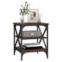 Mesa auxiliar madera contrachapada marrón roble 40x42x50 cm de vidaXL, Mesas auxiliares - Ref: Foro24-825780, Precio: 42,89 €...