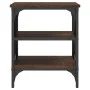 Mesa auxiliar madera contrachapada marrón roble 40x42x50 cm de vidaXL, Mesas auxiliares - Ref: Foro24-825780, Precio: 42,37 €...