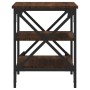 Mesa auxiliar madera contrachapada marrón roble 40x42x50 cm de vidaXL, Mesas auxiliares - Ref: Foro24-825780, Precio: 42,89 €...