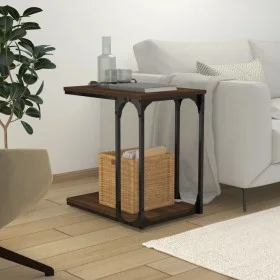 Beistelltisch aus braunem Eichensperrholz 50x35x52 cm von vidaXL, Seitentische - Ref: Foro24-825816, Preis: 25,97 €, Rabatt: %