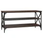 Oak brown plywood TV cabinet 100x40x50 cm by vidaXL, Side tables - Ref: Foro24-825796, Price: 63,78 €, Discount: %