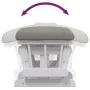 Nursing chair with stool light gray fabric by vidaXL, Rocking chairs - Ref: Foro24-351662, Price: 275,01 €, Discount: %