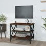 Mueble para TV madera contrachapada marrón roble 60x40x50 cm de vidaXL, Mesas auxiliares - Ref: Foro24-825786, Precio: 44,39 ...