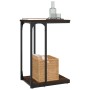 Mesa auxiliar madera contrachapada marrón roble 40x30x60 cm de vidaXL, Mesas auxiliares - Ref: Foro24-825821, Precio: 30,93 €...