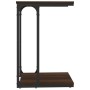 Mesa auxiliar madera contrachapada marrón roble 40x30x60 cm de vidaXL, Mesas auxiliares - Ref: Foro24-825821, Precio: 30,93 €...