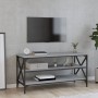 Mueble de TV madera contrachapada gris Sonoma 100x40x50 cm de vidaXL, Mesas auxiliares - Ref: Foro24-825795, Precio: 59,68 €,...